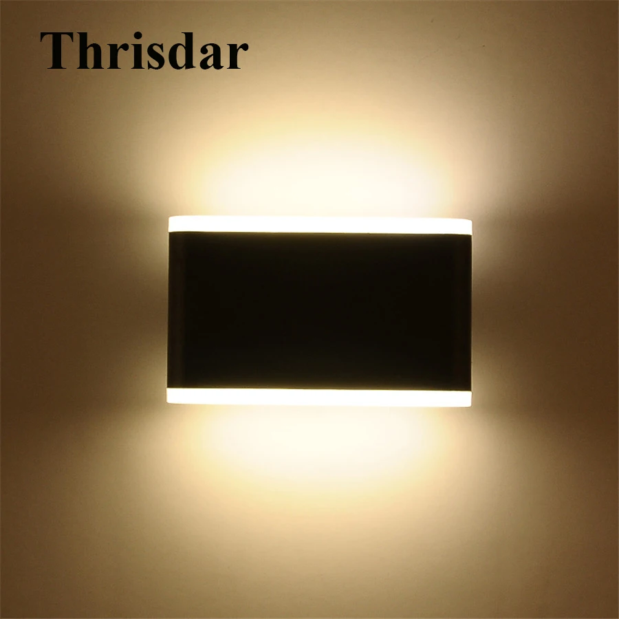 Thrisdar 10W Up Down Outdoor LED Wall Light Waterproof IP54 Garden Porch Wall Light Balcony Corridor Aisle Villa Porch Lamps
Thrisdar 10W Up Down Outdoor LED Wall Light Waterproof IP54 Garden Porch Wall Light Balcony Corridor Aisle Villa Porch Lamps