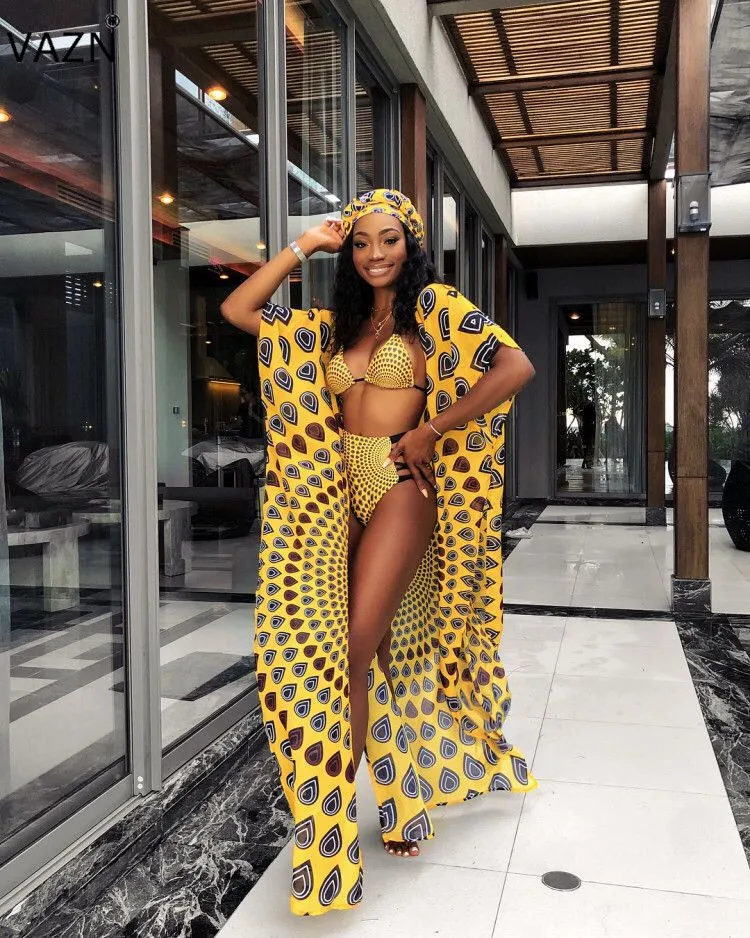 VAZN 2019 Summer Beach Sexy Beach Style 3 piece Women Set x-long Outwear 2 Piece Underwears Chiffon Hollow Out Set OD8258
VAZN 2019 Summer Beach Sexy Beach Style 3 piece Women Set x-long Outwear 2 Piece Underwears Chiffon Hollow Out Set OD8258