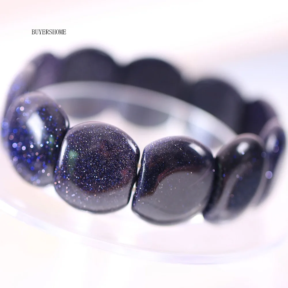 Free Shipping Handmade Jewelry Stretch Beaded Bracelet For Women Natural Stone Blue Sandstone 7" H253
Free Shipping Handmade Jewelry Stretch Beaded Bracelet For Women Natural Stone Blue Sandstone 7" H253