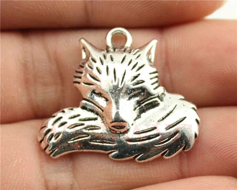 WYSIWYG 2pcs 24x28mm Animal Fox Charm Pendants For Jewelry Making Antique Silver Fox Pendants Charm Fox
WYSIWYG 2pcs 24x28mm Animal Fox Charm Pendants For Jewelry Making Antique Silver Fox Pendants Charm Fox