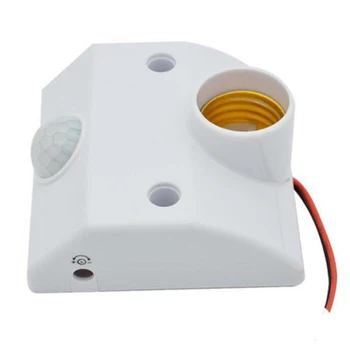 Hot Sales AC110V-250V E27 Base Automatic Body Infrared IR Sensor PIR Motion Detector Lamp 80W E27 Sensor Holder
Hot Sales AC110V-250V E27 Base Automatic Body Infrared IR Sensor PIR Motion Detector Lamp 80W E27 Sensor Holder