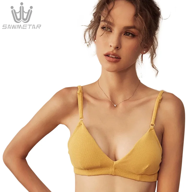 Ultra-thin Women's Underwear Threaded Beauty Back Bra Adjustment French Triangle Cup Sexy Small Chest Sports Underwear
Ultra-thin Women's Underwear Threaded Beauty Back Bra Adjustment French Triangle Cup Sexy Small Chest Sports Underwear