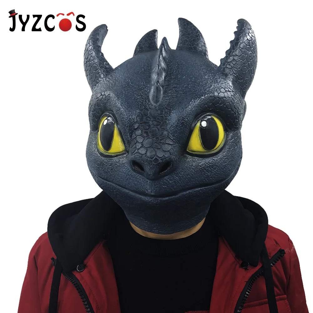 JYZCOS Toothless Night Fury Mask How to Train Your Dragon The Hidden World Cosplay Mask Helmet Halloween Purim Cosplay Props
JYZCOS Toothless Night Fury Mask How to Train Your Dragon The Hidden World Cosplay Mask Helmet Halloween Purim Cosplay Props