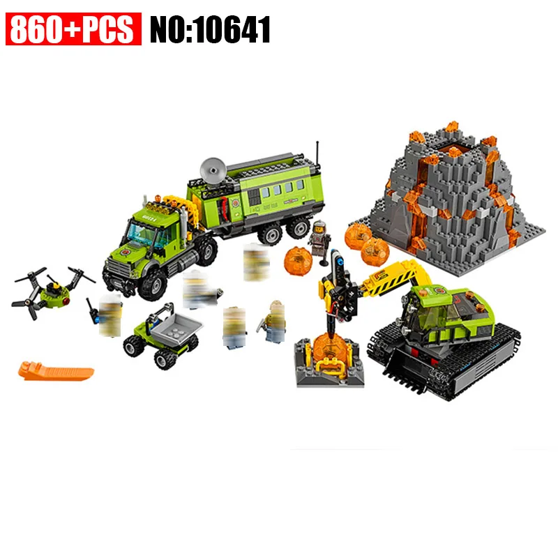 10641 City Series Volcano Exploration Base Geological Prospecting Building Block DIY Bricks Toys Gift For Children 60124
10641 City Series Volcano Exploration Base Geological Prospecting Building Block DIY Bricks Toys Gift For Children 60124
