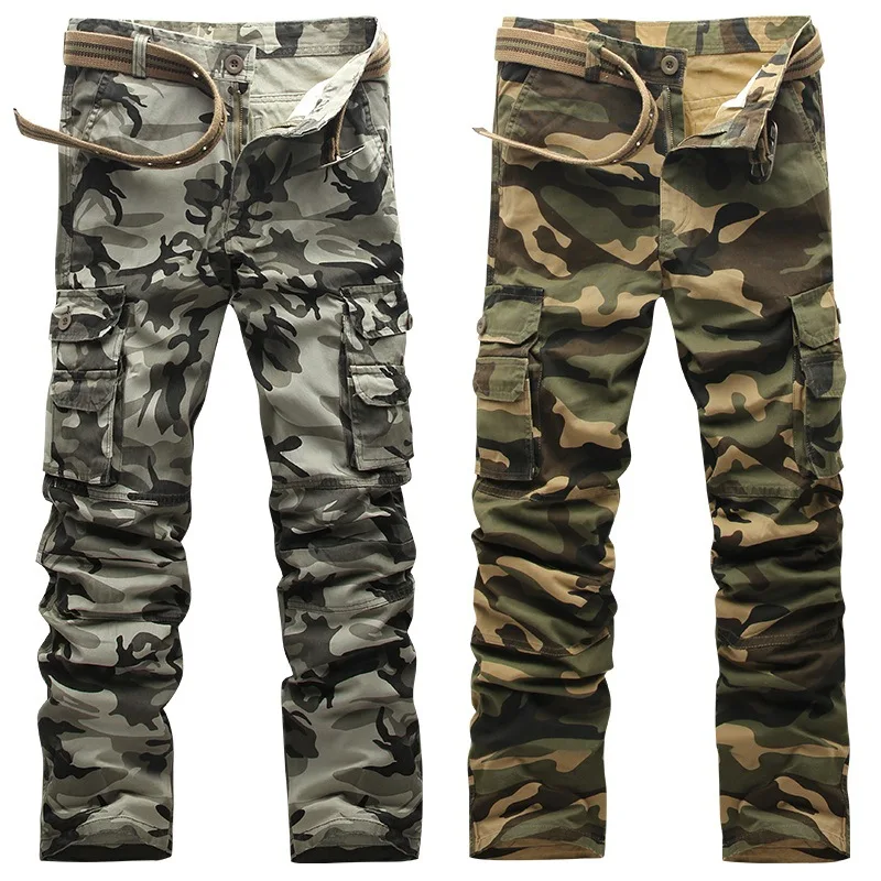 AIRGRACIAS Fashion Pocket Men\'s Camouflage Pants 1...
