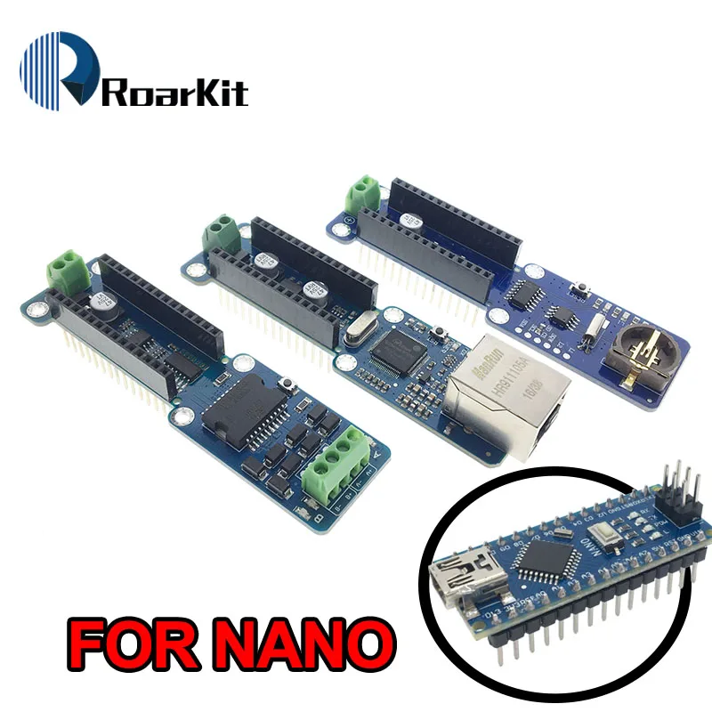 NANO 3.0 L298P 2A DC Stepper Motor Driver Shield Module W5100 Ethernet LAN Network / Data Record RTC Real Time Clock For Arduino
NANO 3.0 L298P 2A DC Stepper Motor Driver Shield Module W5100 Ethernet LAN Network / Data Record RTC Real Time Clock For Arduino