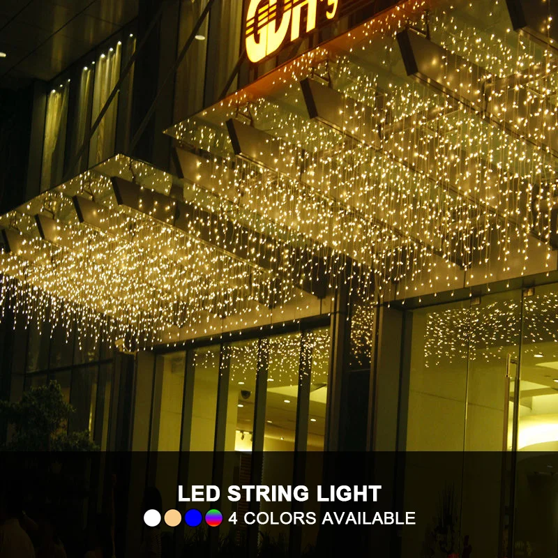 1 Set Christmas Garland 5M Droop 0.4m/ 0.5m/0.6m Curtain Icicle LED String lights Garden Party Outdoor Decoration 220V EU Plug
1 Set Christmas Garland 5M Droop 0.4m/ 0.5m/0.6m Curtain Icicle LED String lights Garden Party Outdoor Decoration 220V EU Plug