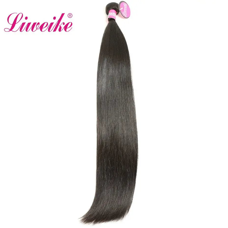 Liweike Straight Hair Double Drawn Bundles Weft Brazilian 100% Remy Human Hair Extentions 1 Bundle Full Ends 1B Natural Color
Liweike Straight Hair Double Drawn Bundles Weft Brazilian 100% Remy Human Hair Extentions 1 Bundle Full Ends 1B Natural Color
