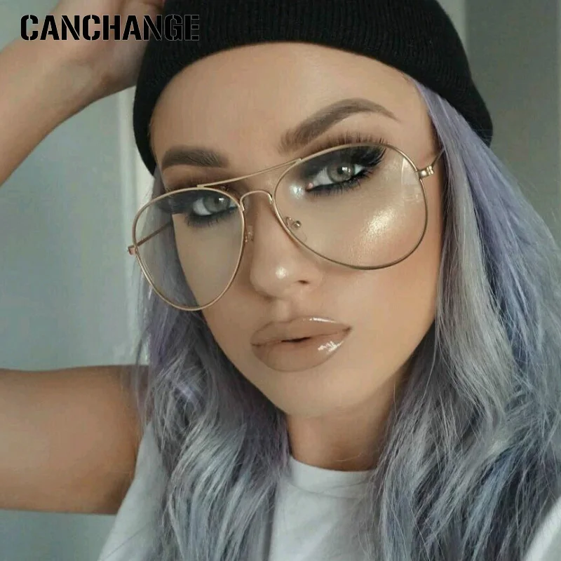 CANCHANGE Classic Optics Clear Glasses Women Pilot Glasses Men Transparent Eyeglasses Metal Frame Eyeglasses Unisex Eyewears
CANCHANGE Classic Optics Clear Glasses Women Pilot Glasses Men Transparent Eyeglasses Metal Frame Eyeglasses Unisex Eyewears