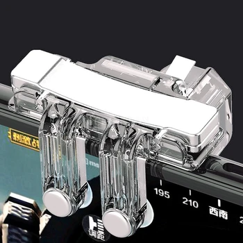 50Pair 4.5-7 Inch Smart Phone Metal Pubg Mobile Controller L1R1 Shooter Trigger Fire Button Game Controller For PUBG Game 
50Pair 4.5-7 Inch Smart Phone Metal Pubg Mobile Controller L1R1 Shooter Trigger Fire Button Game Controller For PUBG Game