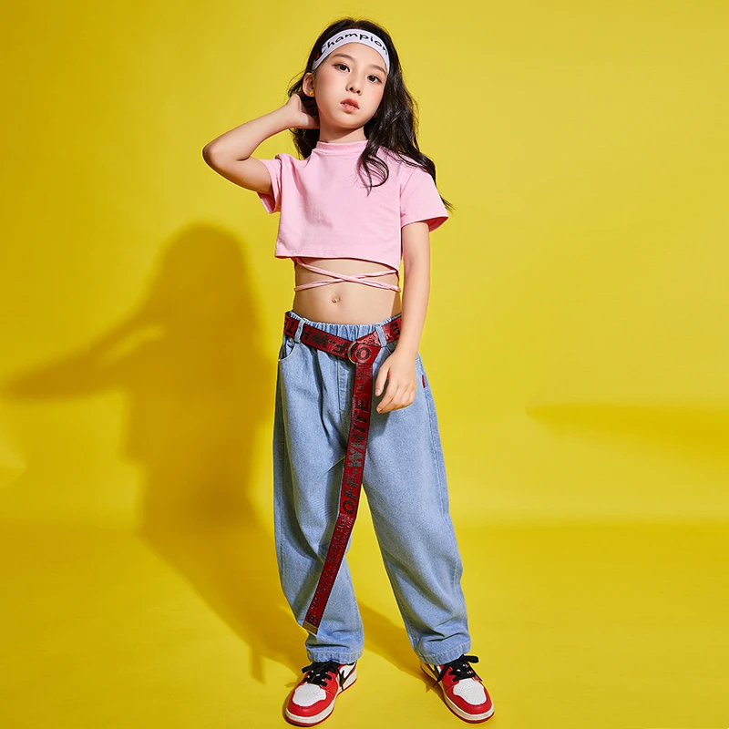 Jazz Dance Costume Girls Hip Hop Dance Short Sleeve Practice Clothing Children Street Dance Performance Stage Wear DQL968
Jazz Dance Costume Girls Hip Hop Dance Short Sleeve Practice Clothing Children Street Dance Performance Stage Wear DQL968