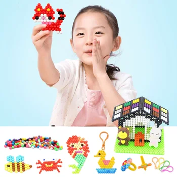2600PCS 20 Colors Water Fuse Craft Sticky Beads Kit Set with Tweezer Pegboard Pen for Kids Children DIY Crafting Educational Toy
2600PCS 20 Colors Water Fuse Craft Sticky Beads Kit Set with Tweezer Pegboard Pen for Kids Children DIY Crafting Educational Toy