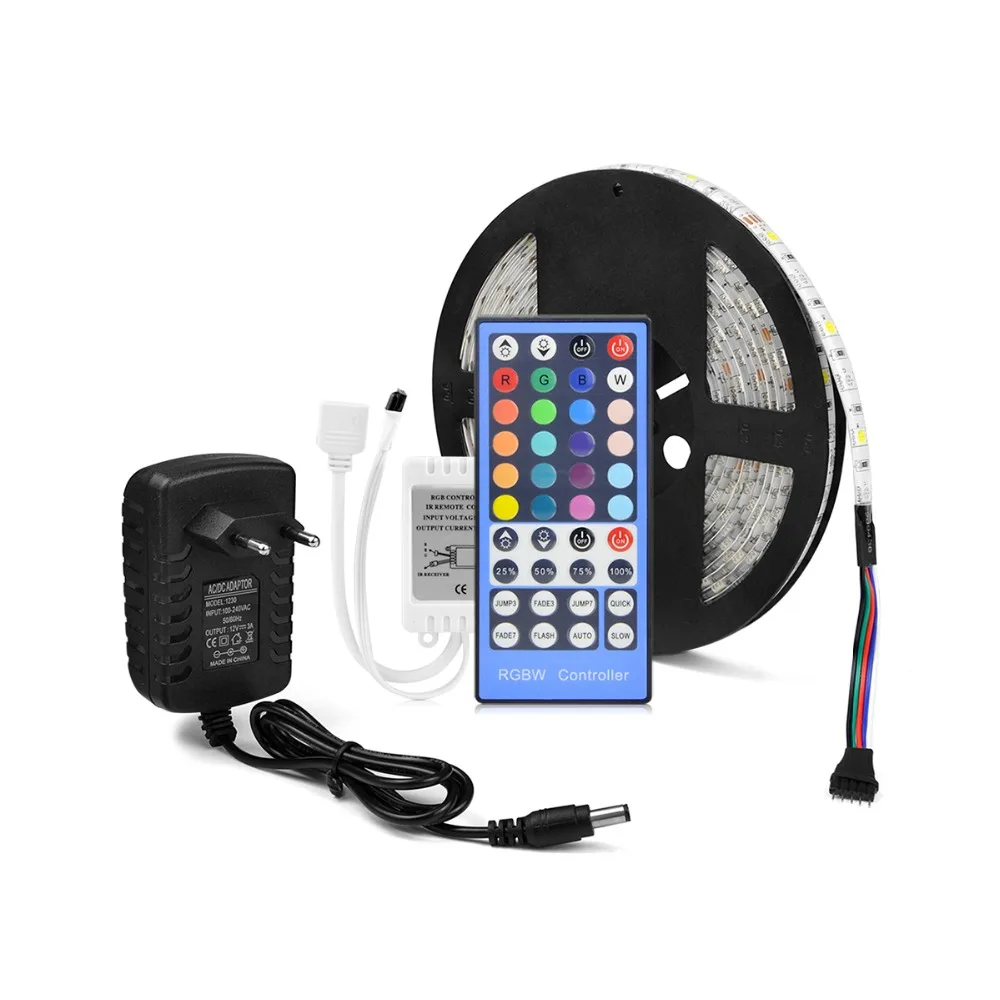 Waterproof LED Strip SMD 5050 12V 5M 60LEDs/M RGB RGBW RGBWW Flexible LED light Strips With EU 3A Power Adapter Remoter Control
Waterproof LED Strip SMD 5050 12V 5M 60LEDs/M RGB RGBW RGBWW Flexible LED light Strips With EU 3A Power Adapter Remoter Control