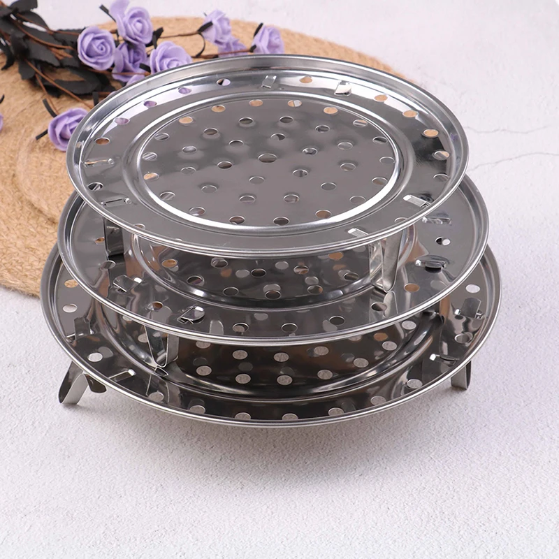 1 PC Steamer Shelf Cookware Kitchen AccessoriesMultifunction Durable Steamer Rack Stainless Steel Pot Steaming Tray Stand
1 PC Steamer Shelf Cookware Kitchen AccessoriesMultifunction Durable Steamer Rack Stainless Steel Pot Steaming Tray Stand