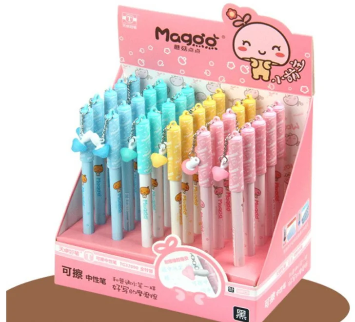 30pcs Erasable Gel Pens Mushroom blue Pen Student pens for writing Cute stationery office school supplies 0.5mm
30pcs Erasable Gel Pens Mushroom blue Pen Student pens for writing Cute stationery office school supplies 0.5mm
