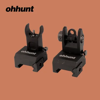 ohhunt Hunting Front Rear Sights Picatinny Weaver Rail Mount Quick Deploy Flip up Quick Deploy for Tactical AR-10 AR-15
ohhunt Hunting Front Rear Sights Picatinny Weaver Rail Mount Quick Deploy Flip up Quick Deploy for Tactical AR-10 AR-15