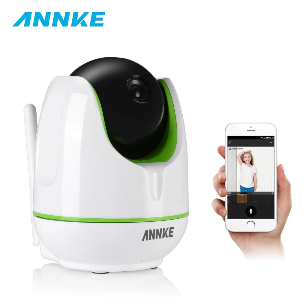 ANNKE Clearance FHD 960P 1.3MP Smart Wireless WiFi PT IP Security Camera Network IR Night Vision Baby Monitor High- Resolution
ANNKE Clearance FHD 960P 1.3MP Smart Wireless WiFi PT IP Security Camera Network IR Night Vision Baby Monitor High- Resolution
