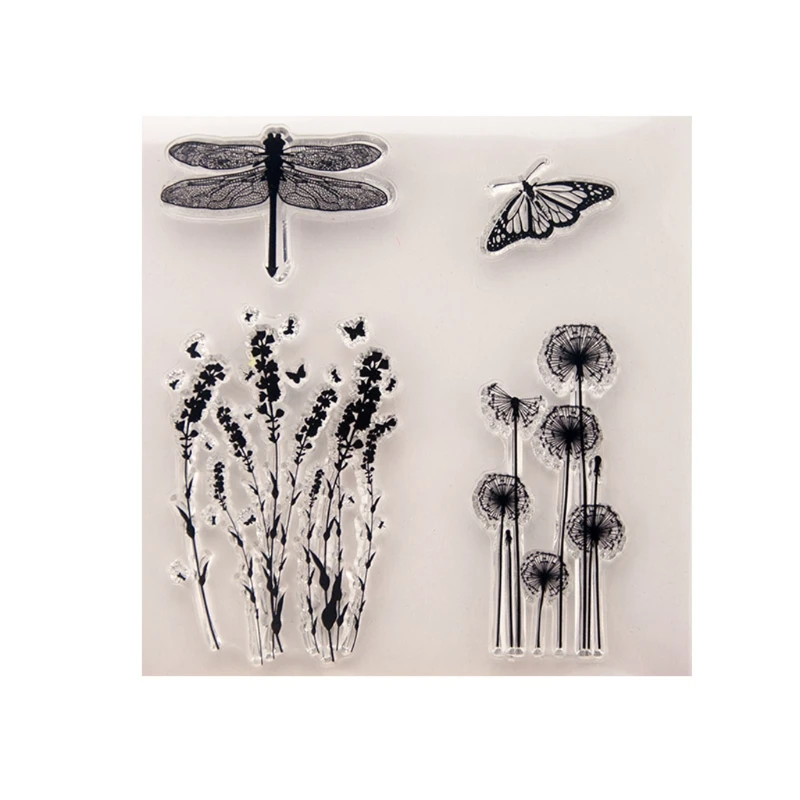 Dragonfly Butterfly Clear Silicone Rubber Seal Stamp for DIY Album Scrapbooking Photo Card Decor--Y142
Dragonfly Butterfly Clear Silicone Rubber Seal Stamp for DIY Album Scrapbooking Photo Card Decor--Y142