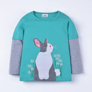 Children girls t shirts cotton rabbit girls clothes tops 2019 long sleeve applique animals autumn kids t shirts baby clothing
Children girls t shirts cotton rabbit girls clothes tops 2019 long sleeve applique animals autumn kids t shirts baby clothing