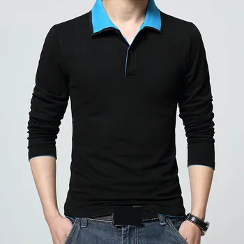 Autumn New Men Polo Shirt Solid Color Long Sleeve Slim Fit Shirt Men Cotton Polo Shirts Casual Tops Clothing 4XL 5XL
Autumn New Men Polo Shirt Solid Color Long Sleeve Slim Fit Shirt Men Cotton Polo Shirts Casual Tops Clothing 4XL 5XL