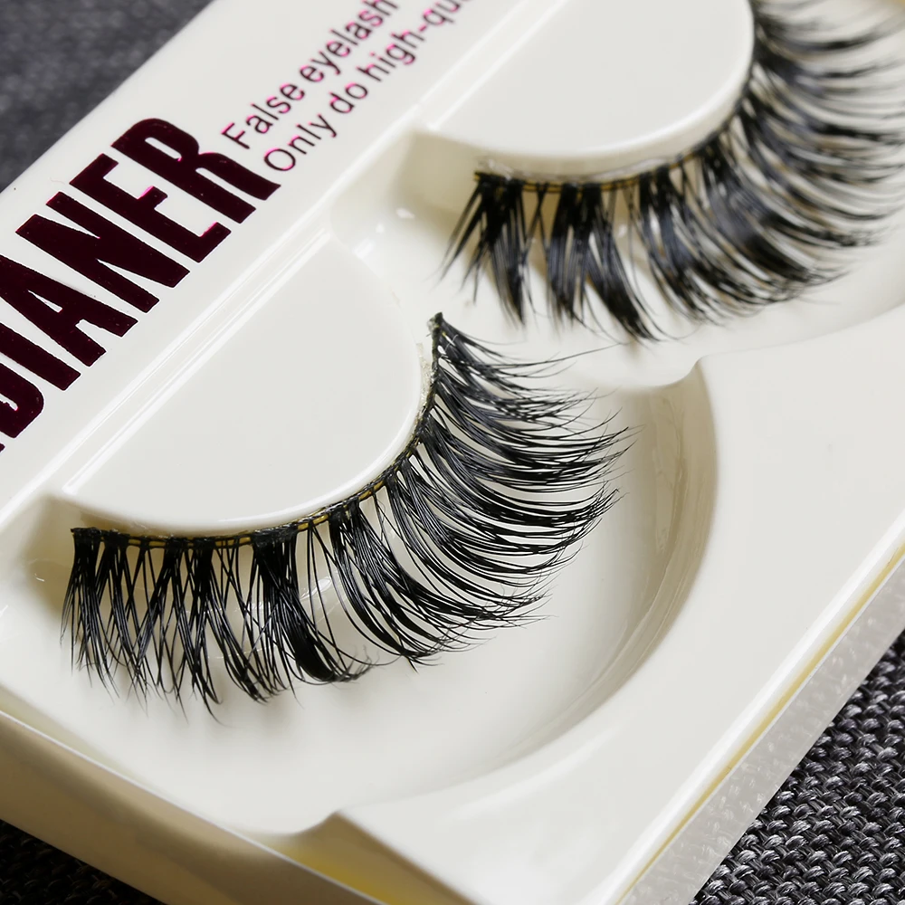 1 Pair Real Mink Hair Thick Fake Eyelashes Natural Make up Curly Cross False Eye Lashes Extension Beauty Makeup Extension Tools
1 Pair Real Mink Hair Thick Fake Eyelashes Natural Make up Curly Cross False Eye Lashes Extension Beauty Makeup Extension Tools