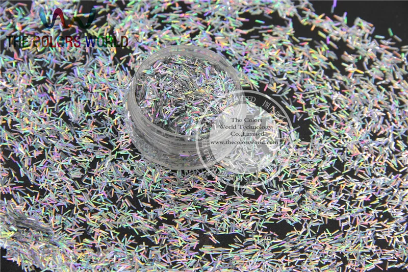 Laser Holographic Silver Colors Strip short bar shape Glitter for Nail Art and DIY supplies1pack=50g
Laser Holographic Silver Colors Strip short bar shape Glitter for Nail Art and DIY supplies1pack=50g
