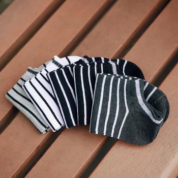 5 Pairs Spring Summer Adult Socks Men Ankle Low Strip Pattern Invisible Cotton Boys Sweat Absorbent Hosiery
5 Pairs Spring Summer Adult Socks Men Ankle Low Strip Pattern Invisible Cotton Boys Sweat Absorbent Hosiery