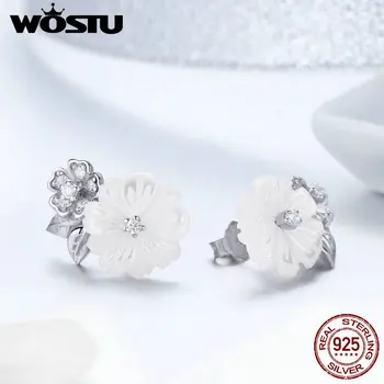 WOSTU Hot Sale 925 Sterling Silver Shell Daisy Flowers Stud Earrings For Women Party Romantic S925 Silver Fashion Jewelry FNE008
WOSTU Hot Sale 925 Sterling Silver Shell Daisy Flowers Stud Earrings For Women Party Romantic S925 Silver Fashion Jewelry FNE008