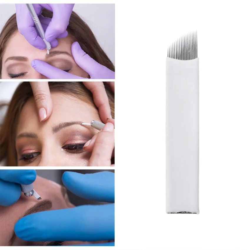 tattoo needle gel nail polish highlighter make up brushes agujas microblading nail polish naalden micro needling pen derma pen needles