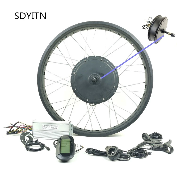 SDYITN 48V 1500W Fat Ebike Snow Ebike Electric Bicycle Conversion Kit Wheel Rear Rotate Hub Motor LCD6 Display
SDYITN 48V 1500W Fat Ebike Snow Ebike Electric Bicycle Conversion Kit Wheel Rear Rotate Hub Motor LCD6 Display