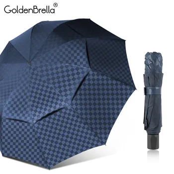 Double Layer Grid Big Umbrella Rain Women 4Folding 10Ribs Windproof Business Men Sun Umbrella Family Travel Paraguas Parasol
Double Layer Grid Big Umbrella Rain Women 4Folding 10Ribs Windproof Business Men Sun Umbrella Family Travel Paraguas Parasol