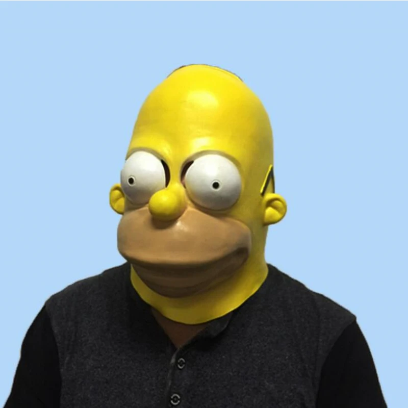 Simpsons Latex Mask Halloween Mask Full Face Mask Adult Kids Anime Cartoon Cosplay Prop
Simpsons Latex Mask Halloween Mask Full Face Mask Adult Kids Anime Cartoon Cosplay Prop