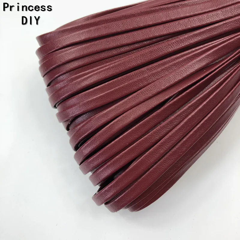 20M/Lot Jewelry Making Finding Dark 5mm Wine Red PU Ribbon Faux Leather Flat Cord String Bias DIY Aliceband Accessories Trim
20M/Lot Jewelry Making Finding Dark 5mm Wine Red PU Ribbon Faux Leather Flat Cord String Bias DIY Aliceband Accessories Trim