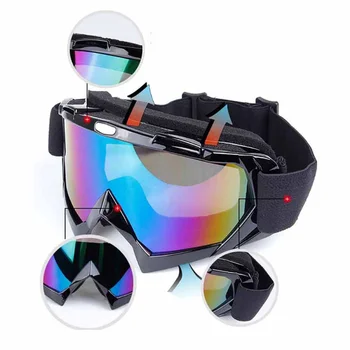 Skiing Eyewear Glasses Cool Windproof Eye-protective Motor Cycling TPU PC Goggles Large Size With Sponge Mats Changable Belt2
Skiing Eyewear Glasses Cool Windproof Eye-protective Motor Cycling TPU PC Goggles Large Size With Sponge Mats Changable Belt2
