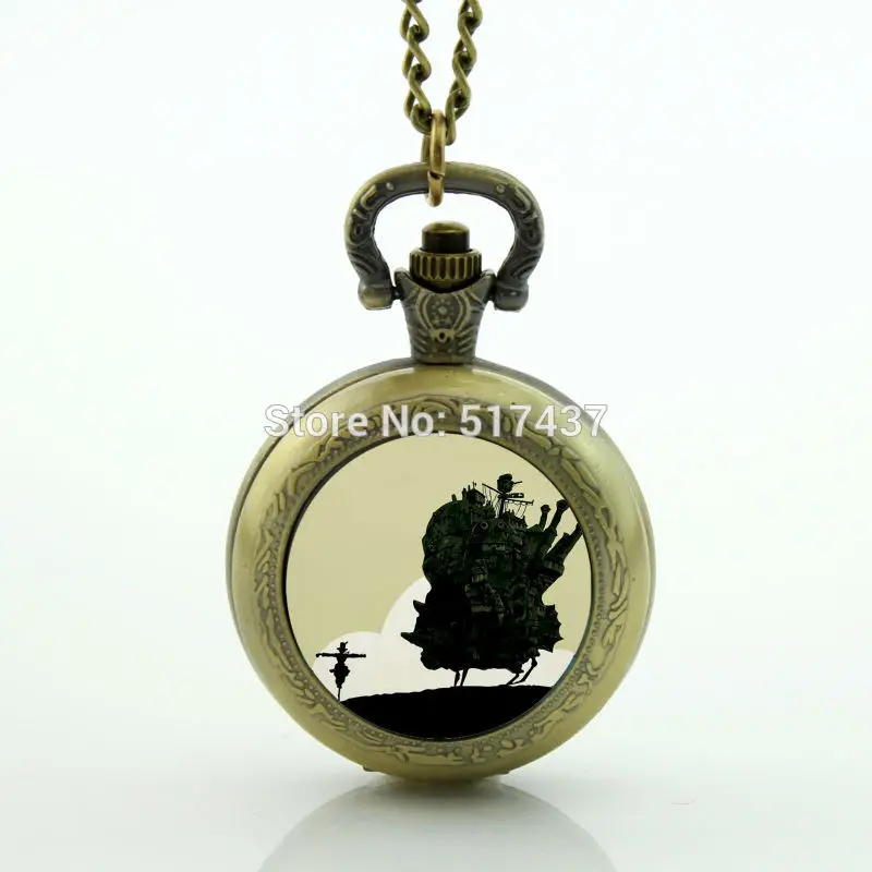 Howl's Moving Castle Pocket Watch Living Locket Necklaces Vintage Pocket Watch Necklace
Howl's Moving Castle Pocket Watch Living Locket Necklaces Vintage Pocket Watch Necklace
