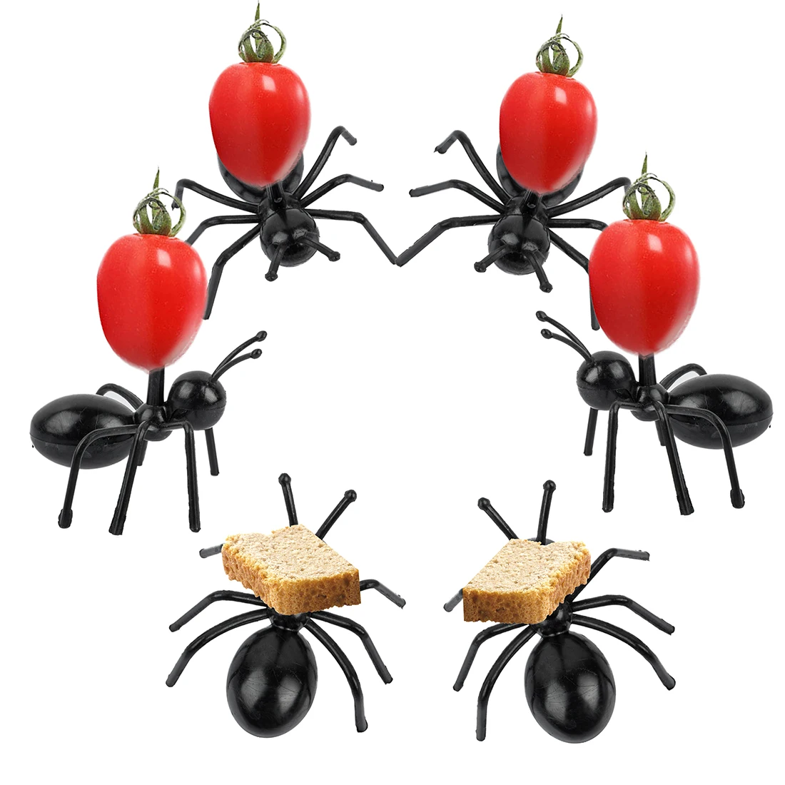 12pcs/set Fruit Fork Reusable Kawaii Ant Fruit Fork Tableware Multiple Use Snack Cake Dessert Forks For Festival Party
12pcs/set Fruit Fork Reusable Kawaii Ant Fruit Fork Tableware Multiple Use Snack Cake Dessert Forks For Festival Party