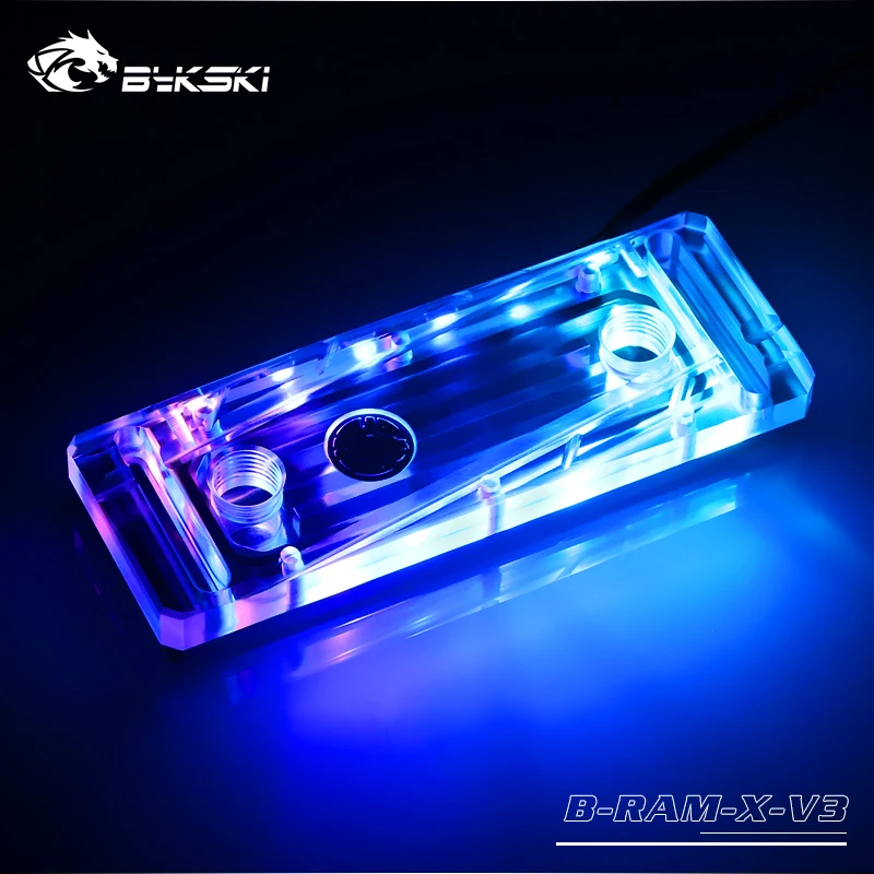 Bykski 2 and 4 channels RAM Water Block Memory vest acrylic copper material heat disspation RGB RBW Light option B-RAM-X-V3
Bykski 2 and 4 channels RAM Water Block Memory vest acrylic copper material heat disspation RGB RBW Light option B-RAM-X-V3