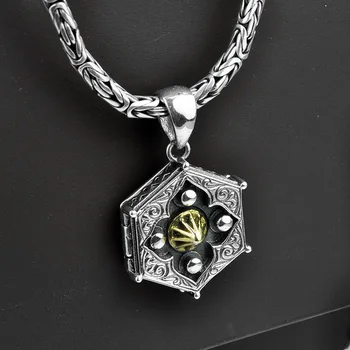 FNJ 925 Silver Cross Pendant Gawu Box eight trigrams 100% Pure S925 Original Thai Silver Pendants for Women Men Jewelry Making
FNJ 925 Silver Cross Pendant Gawu Box eight trigrams 100% Pure S925 Original Thai Silver Pendants for Women Men Jewelry Making