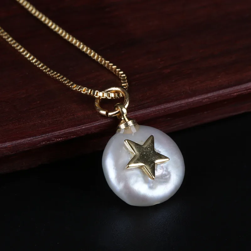 tiny star charm natural coin freshwater pearl bead delicate gold thin link chain pendant choker necklace for women jewelry
tiny star charm natural coin freshwater pearl bead delicate gold thin link chain pendant choker necklace for women jewelry
