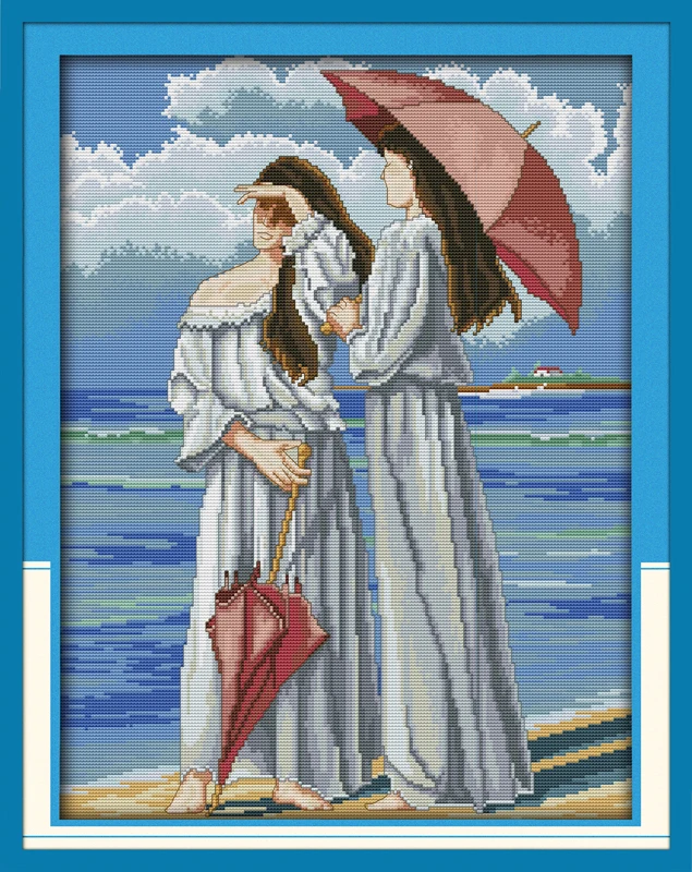 Watching the sea (4), counted printed on fabric DMC 14CT 11CT Cross Stitch kits,embroidery needlework Sets, Home Decor
Watching the sea (4), counted printed on fabric DMC 14CT 11CT Cross Stitch kits,embroidery needlework Sets, Home Decor