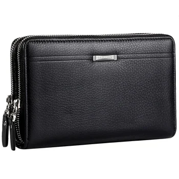 Leinasen Men Wallets With Coin Pocket Long Zipper Coin Purse For Men Clutch Business Male Wallet Double Zipper Vintage Large W
Leinasen Men Wallets With Coin Pocket Long Zipper Coin Purse For Men Clutch Business Male Wallet Double Zipper Vintage Large W