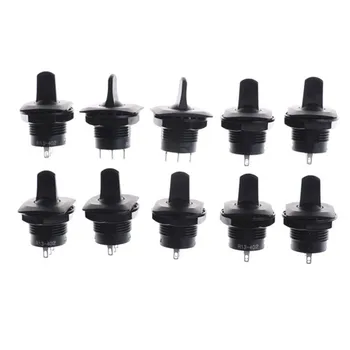 5Pcs ON-ON 3Pin 2Position Maintained Round Toggle Switch SPDT Panel Mount Black SCI R13-402 15mm
5Pcs ON-ON 3Pin 2Position Maintained Round Toggle Switch SPDT Panel Mount Black SCI R13-402 15mm