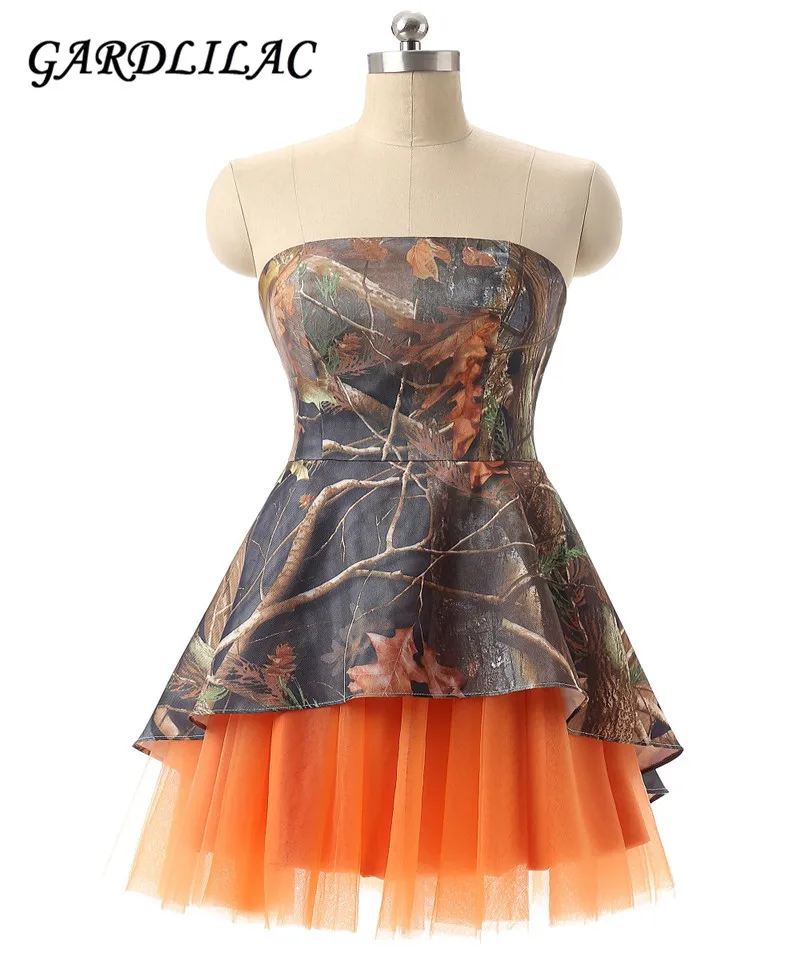 camo homecoming dress