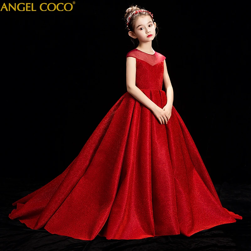 Elegant Girls Dress For Weddings Girl Evening Dress Communion Red Princess Pageant Party Gowns Robe De Fille Vestito Da Ragazza
Elegant Girls Dress For Weddings Girl Evening Dress Communion Red Princess Pageant Party Gowns Robe De Fille Vestito Da Ragazza