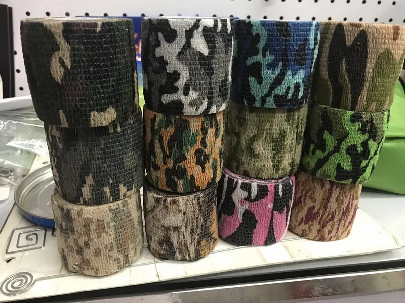 DHL 500pcs 5cmx4.5m Army Camo Outdoor Camouflage Stealth Tape Waterproof Wrap Durable
DHL 500pcs 5cmx4.5m Army Camo Outdoor Camouflage Stealth Tape Waterproof Wrap Durable
