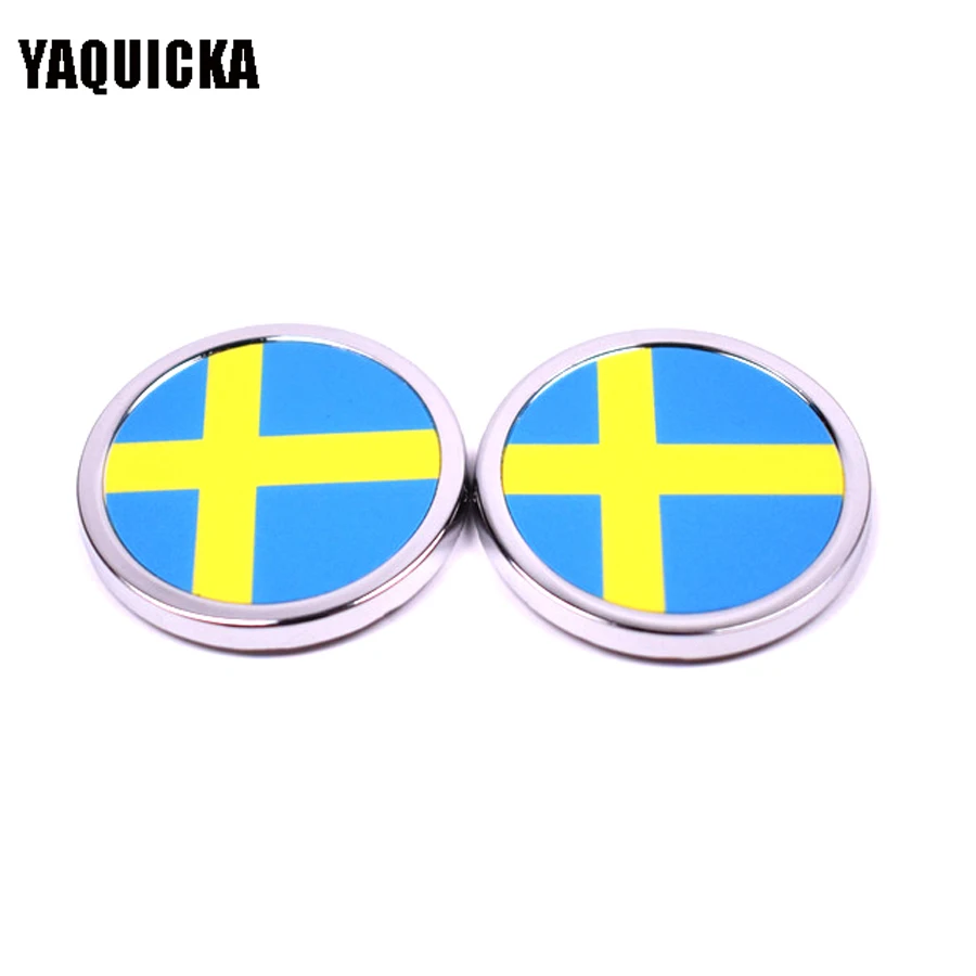 YAQUICKA 2Pcs Sweden Flag Car Fender Side Wing Tail Trunk Emblem Body Styling Badge Sticker For Volvo XC60 XC90 C70 V60 S60 etc
YAQUICKA 2Pcs Sweden Flag Car Fender Side Wing Tail Trunk Emblem Body Styling Badge Sticker For Volvo XC60 XC90 C70 V60 S60 etc