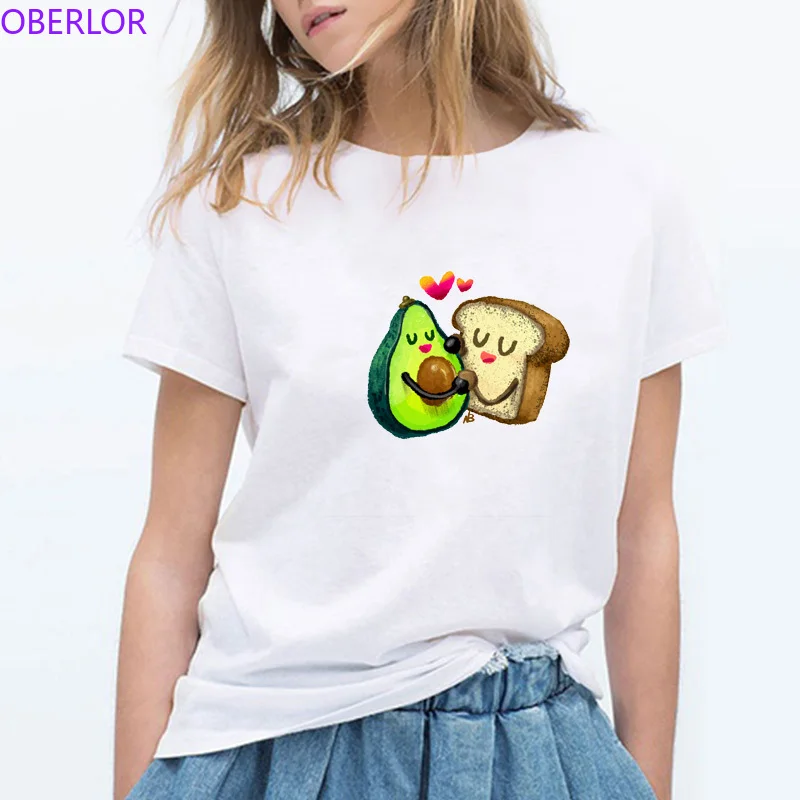 2019 New Avocado Toast Love Funny T Shirts Women Short Sleeve Cotton Cartoon Lovely Printed T-Shirt Camisetas Tees for Female
2019 New Avocado Toast Love Funny T Shirts Women Short Sleeve Cotton Cartoon Lovely Printed T-Shirt Camisetas Tees for Female