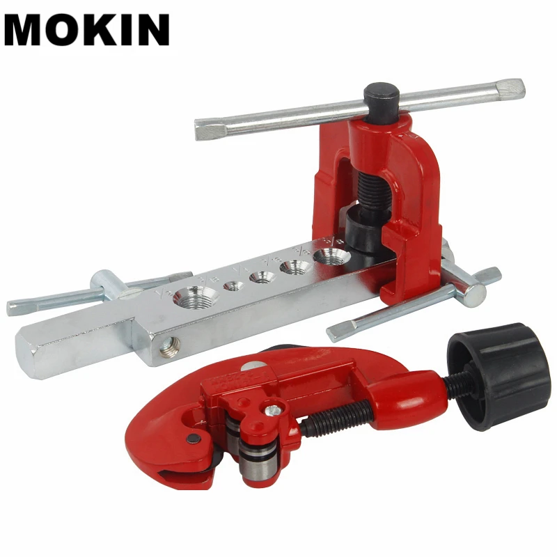 Tube Cutter 3-28mm Flaring Tool Kit Tube Expander Expansion Mouthparts Pipe Cutter Reamer Device For Copper Tube Flaring Tools
Tube Cutter 3-28mm Flaring Tool Kit Tube Expander Expansion Mouthparts Pipe Cutter Reamer Device For Copper Tube Flaring Tools