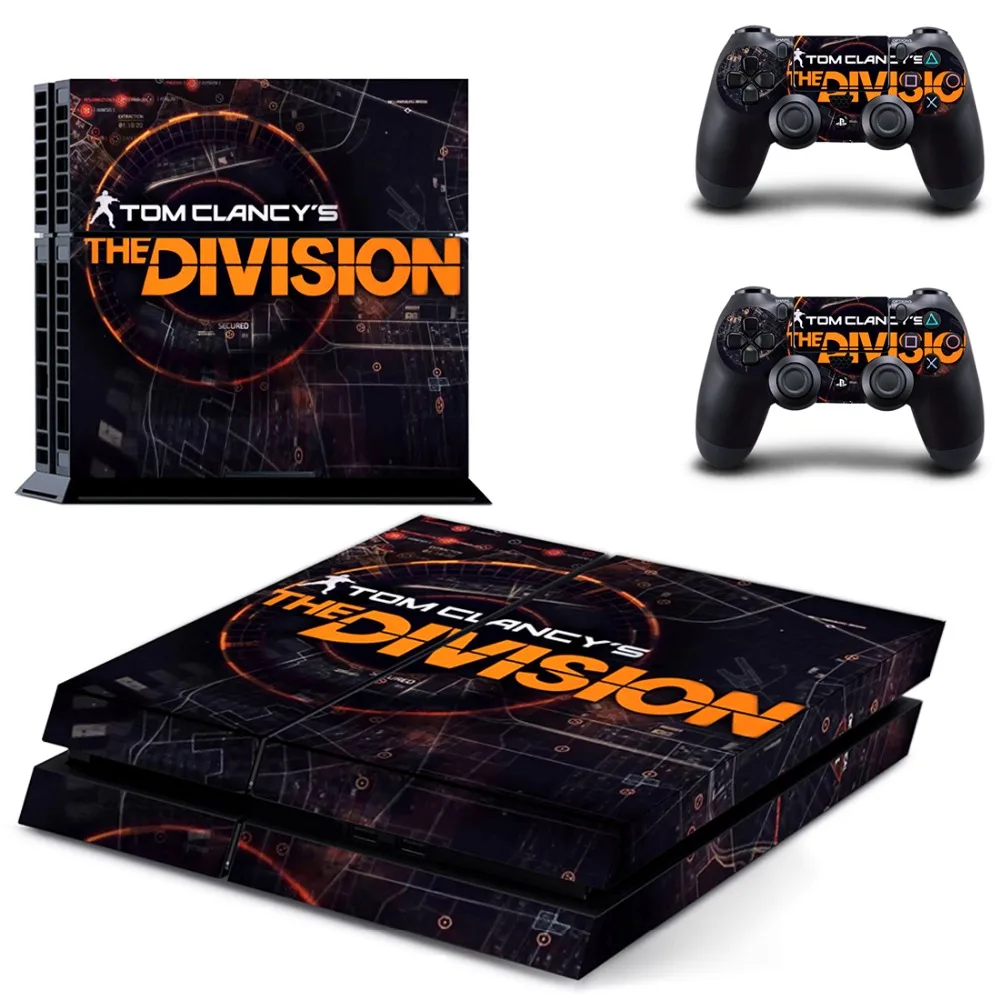 Tom Clancy's The Division 2 PS4 Skin Sticker Decal Vinyl for Sony Playstation 4 Console and Controllers | Электроника