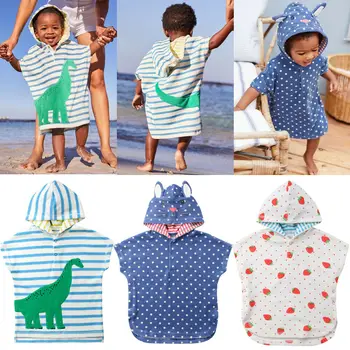 US Summer Kids Baby Girl Boy Hooded Robes Unisex Child Loose Short Sleeve Poncho Swim Beach Bathrobe Animal Printed Robe 1-6Y
US Summer Kids Baby Girl Boy Hooded Robes Unisex Child Loose Short Sleeve Poncho Swim Beach Bathrobe Animal Printed Robe 1-6Y